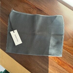 NWT Babaton Gray Ribbed Tube Top